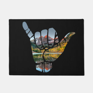 Paillasson Symbole du Colorado Shaka - Maroon Bells