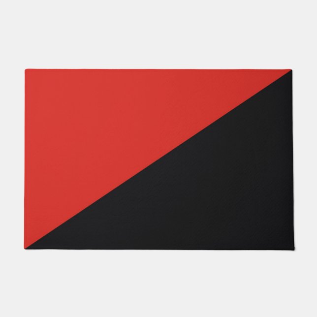 Paillasson symbole du drapeau anarchique punk communisme soci (Devant)