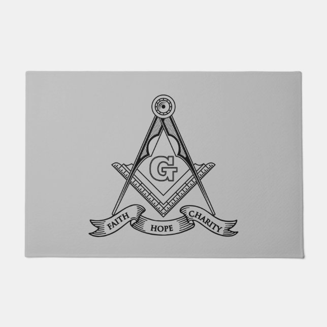 Paillasson Symbole franc-maçonnerie (Devant)