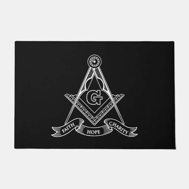 Paillasson Symbole franc-maçonnerie (Devant)