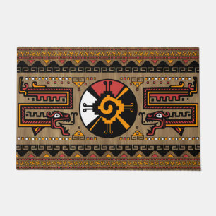 Paillasson Symbole maya coloré #5 de Hunab Ku