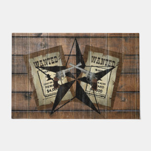 Paillasson SYMBOLE Recherché Russe Texas Star Western Double