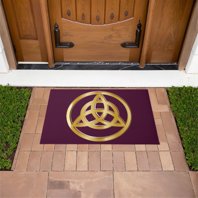 Paillasson Symbole Triquetra (De plein air)