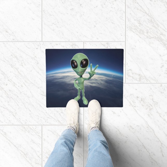Paillasson SYMBOLE VERT Alien Peace V (Intérieur)