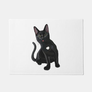 Paillasson T-Shirt Classique Blep Chat Noir Ridicule