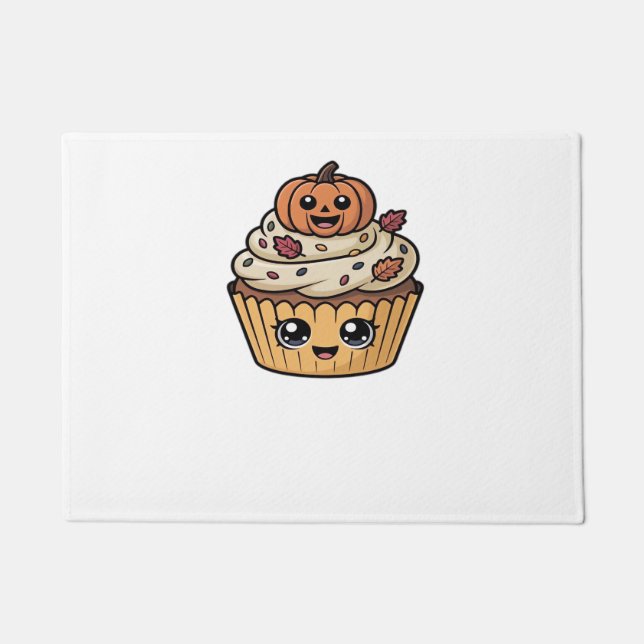 Paillasson t-shirt classique kawaii thanksgiving cupcake (Devant)