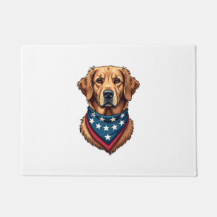 Paillasson T-Shirt Vintage Bandana Golden Retriever Patriotiq