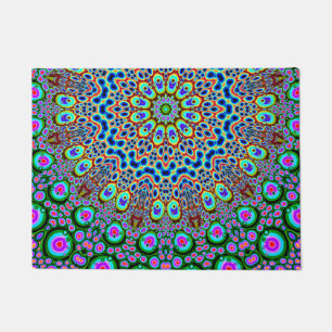 Paillasson Tableau Abstrait de couleurs