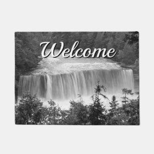 Paillasson Tahquamenon Upper Falls Gris de bienvenue