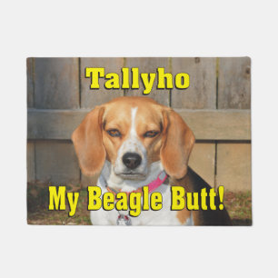 Paillasson Taïaut mon bout de beagle ! Beagle grincheux