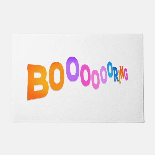 Paillasson Tapete BOOOOORING (Devant)