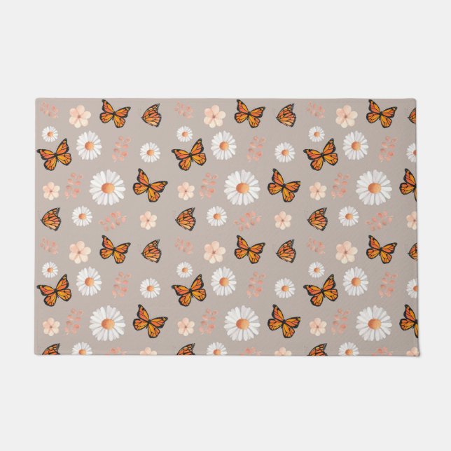 Paillasson Tapete de Borboletas Monarca (Devant)
