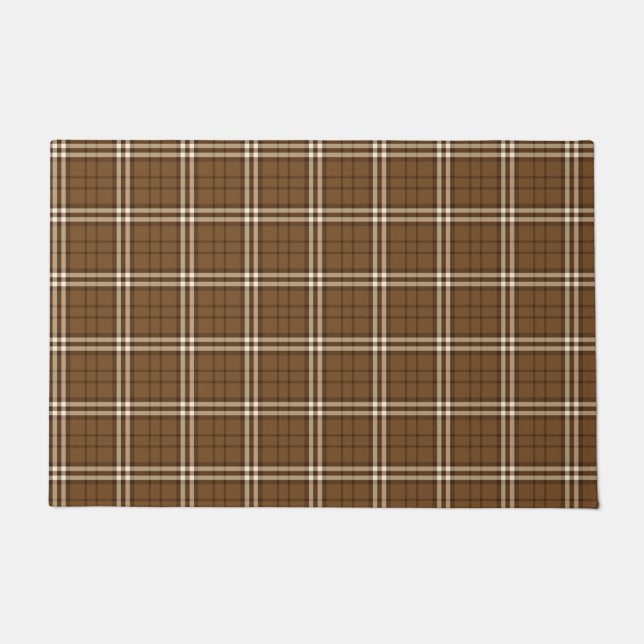 Paillasson Tartan Brown (Devant)