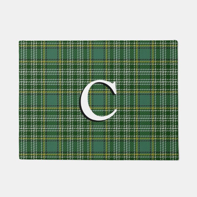 Paillasson Tartan écossais de Currie de clan (Devant)