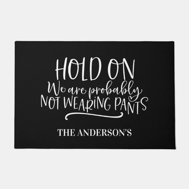 Paillasson Tenez bon - Pas de pantalon (Devant)