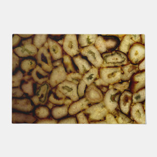 Paillasson Terme or vert Quartz Agates