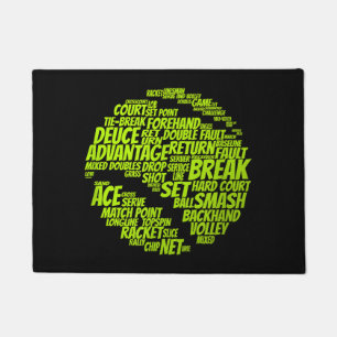 Paillasson Termes Tennis Joueur De Tennis Jouer Tennis Ball