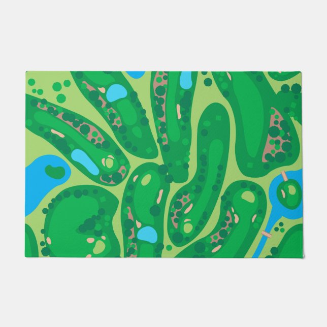 Paillasson terrain de golf par golf green (Devant)