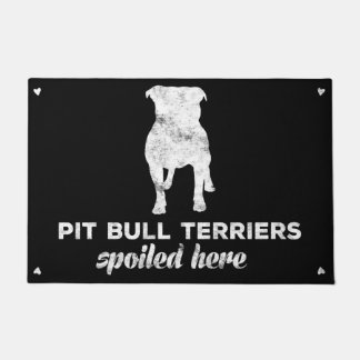 Paillasson Terriers de pitbull corrompus ici