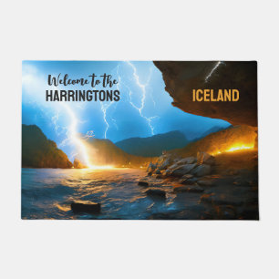 Paillasson Texte personnalisé Islande