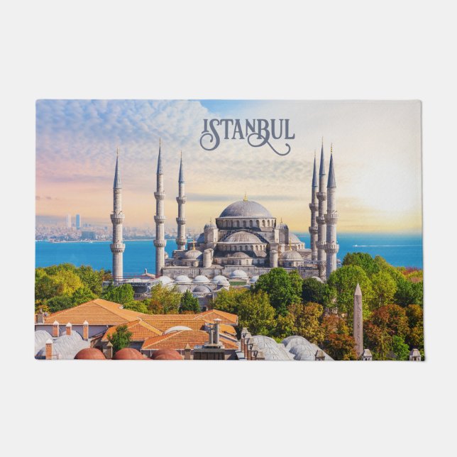 Paillasson Texte personnalisé Istanbul (Devant)