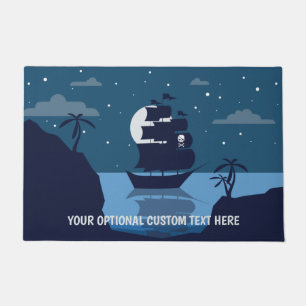 Paillasson Texte personnalisé Pirate Expédition