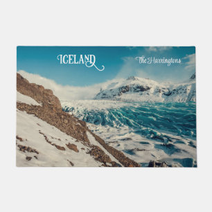 Paillasson Texte personnalisé Solheimajokull, Islande