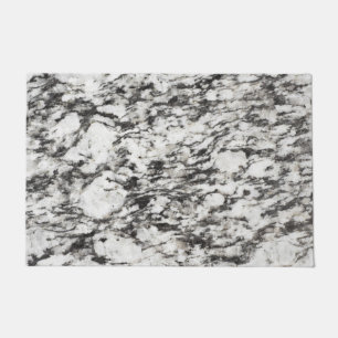 Paillasson texture granite Arrière - plan de marbre en noir