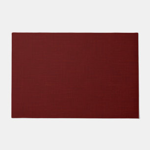 Paillasson Texturé rouge foncé, brun rouge.