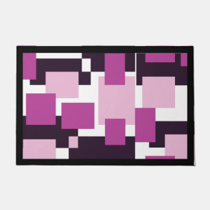 Paillasson texture violette