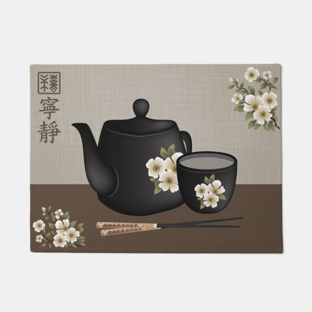 Paillasson Thé chinois "Serenity" (Devant)