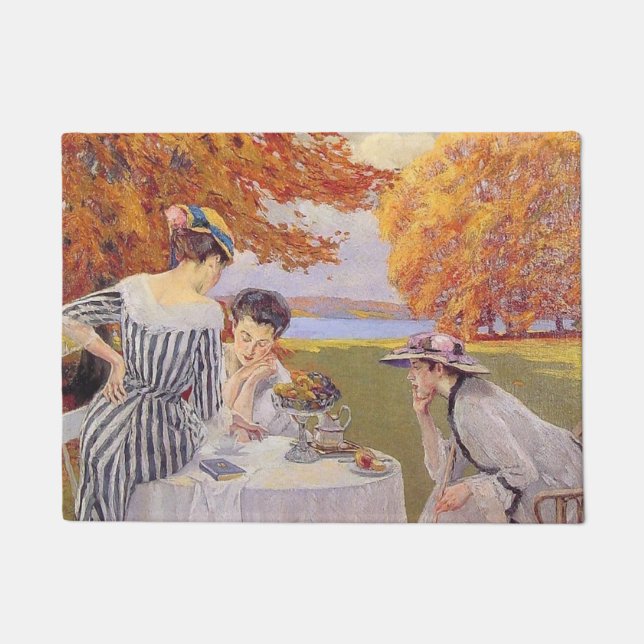 Paillasson Thé de l'après-midi dans le parc (Devant)