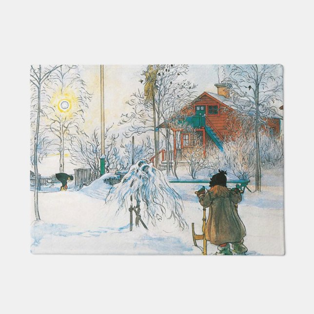 Paillasson The Farmhouse and Washhouse By Carl Larsson (Devant)