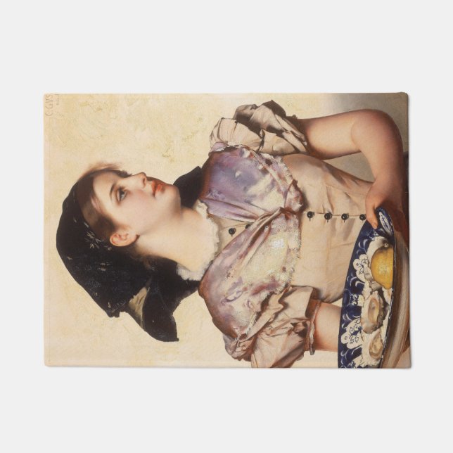Paillasson The Oyster Girl (par Karl Gussow) (Devant)