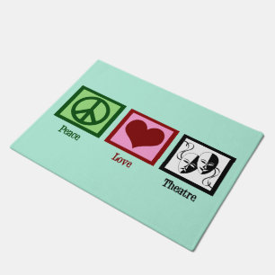 Paillasson Théâtre Peace Love