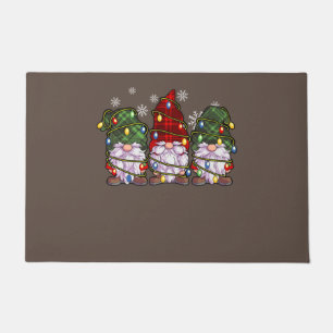 Paillasson Three Gnomes Shirt Men Women Buffalo Plaid Red