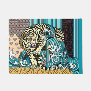 Paillasson Tigre blanc Feng Shui