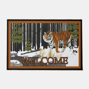 Paillasson Tigre de Sibérie - Bienvenue