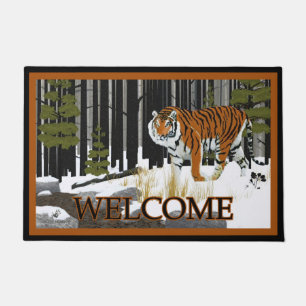 Paillasson Tigre de Sibérie - Bienvenue