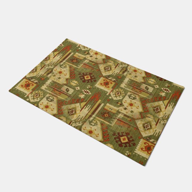 Paillasson tissu tribal amérindien I + vos idées (Incliné)