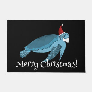 Paillasson Tortue de mer de Noël