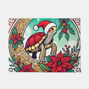Paillasson Tortue de Noël