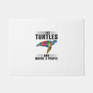 Paillasson Tortue Marine Tortue Je Aime Les Tortues Copie Cop