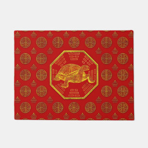 Paillasson Tortue/tortue d'or Feng Shui
