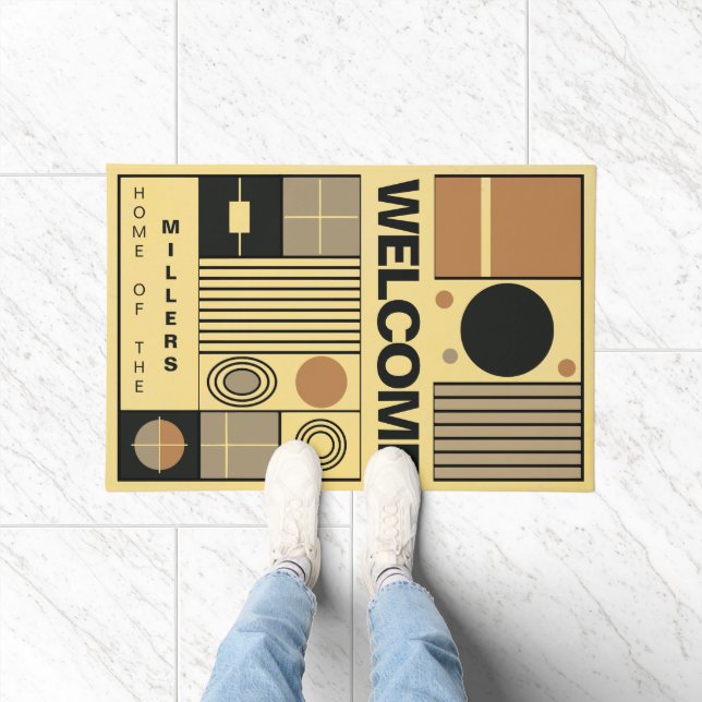 Paillasson Touche individuelle art Abstrait pour amis créatif (Intérieur)