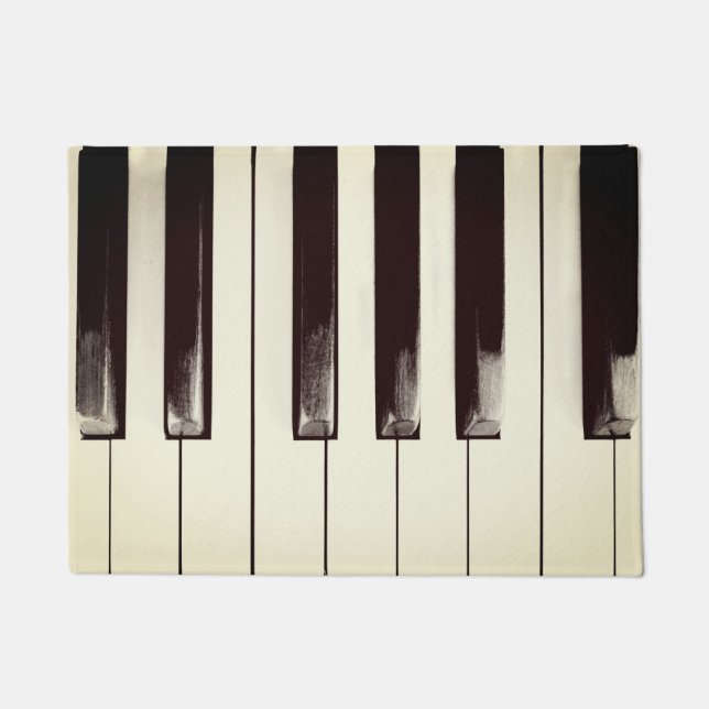 Paillasson Touches de piano vieilles (Devant)