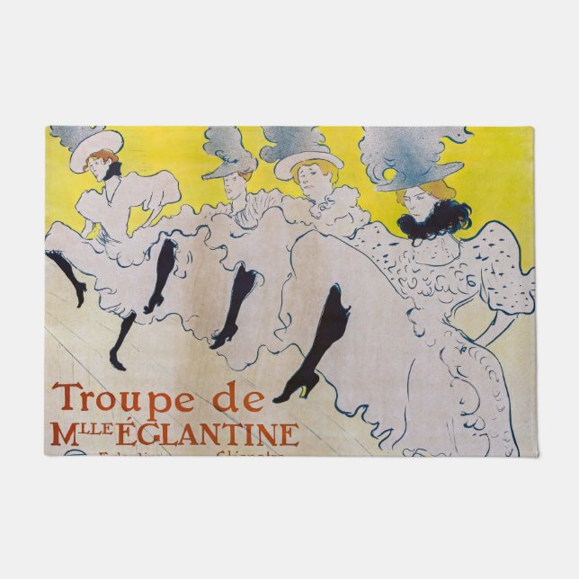 Paillasson Toulouse-Lautrec - Troupe de Mlle Eglantine (Devant)