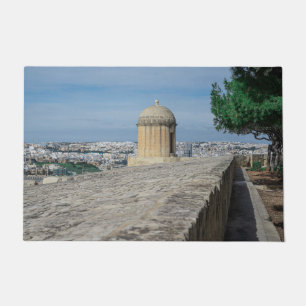 Paillasson Tourelle de canon sur les murs de la vieille ville
