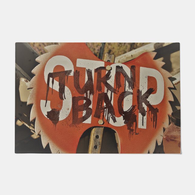 Paillasson Tourner le mât de la porte arrière (Devant)