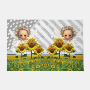 Paillasson Tournesol Angels Porte Mat
